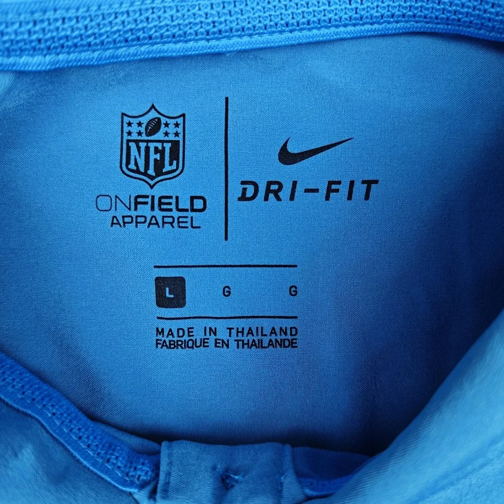 Nike‎ Los Angeles Chargers Polo Shirt Womens Large Blue NFL Football Dri Fit New